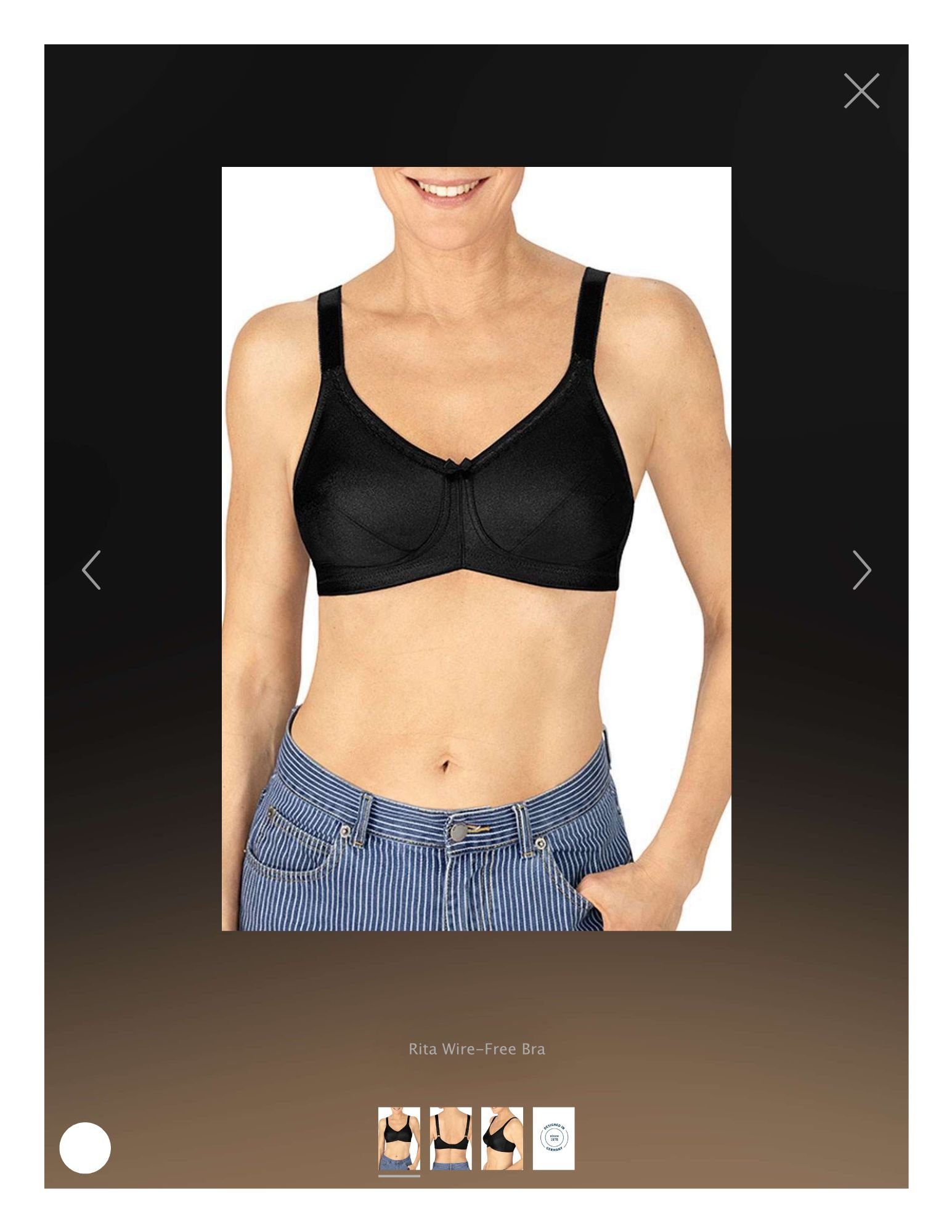 Rita Wire-Free Bra - Sand — Cherished Bra Gallery